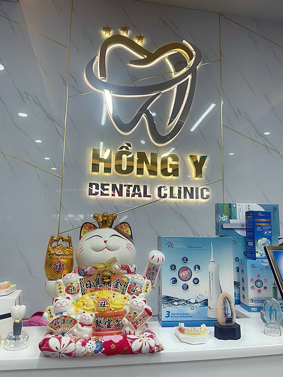Máy tăm nước prosencor nha khoa Hồng Y