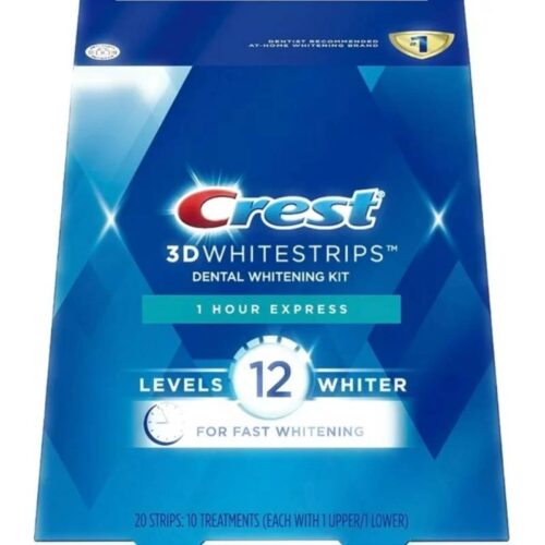 Miếng dán trắng răng Cấp tốc crest 1 hour Express